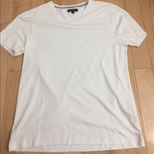 Banana republic white V neck